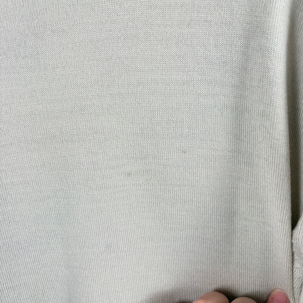 Greg Norman Argyle V-Neck Sweater Beige 100% Wool Men's XL Golf Grandpa READ‎ - Picture 6 of 9